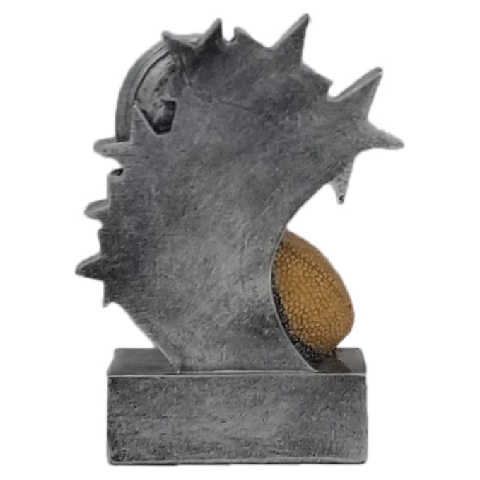 Football Star Blast Trophy | Engraved Football Award - 4.75 Inch Tall Decade Awards