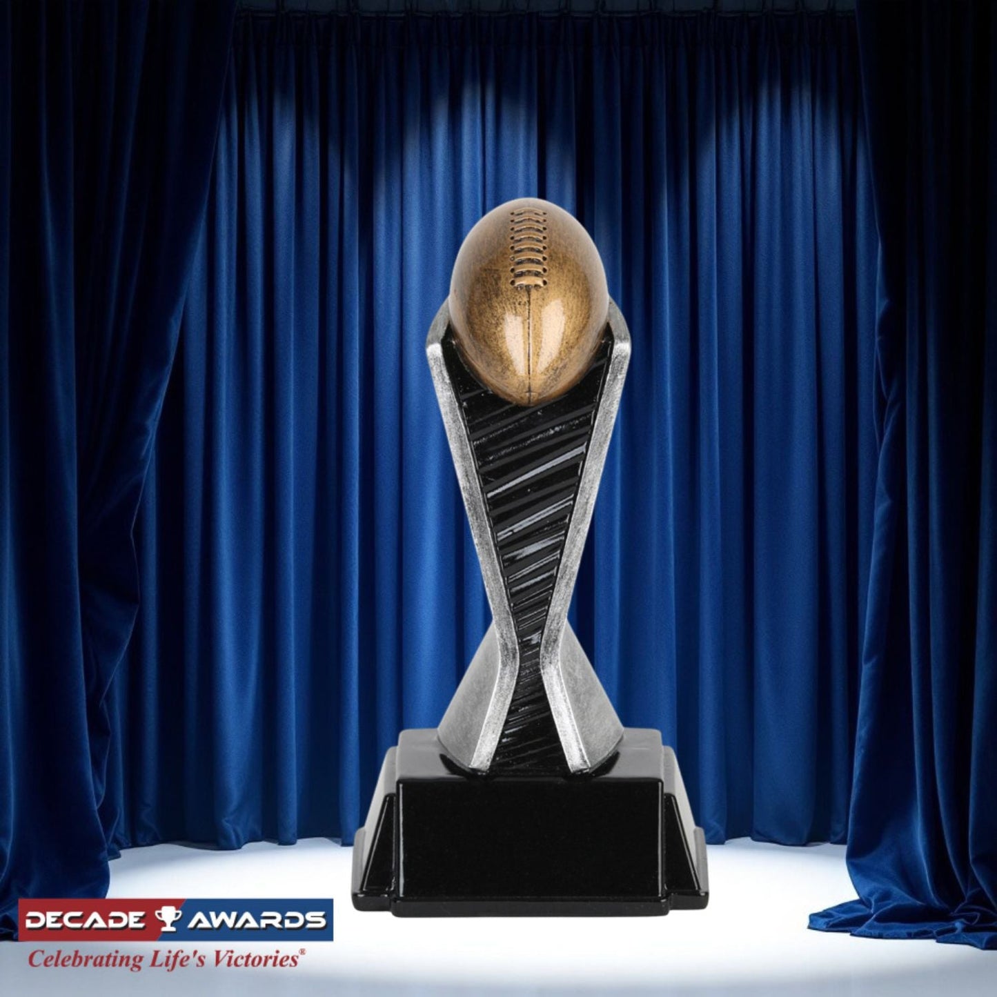 Personalized Football Trophy - World Class Tower Football Award - 6, 8 or 12 Inch