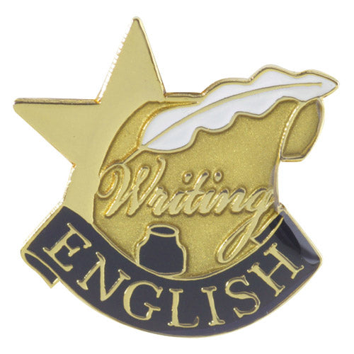 English Lapel Pin – Academic Achievement Pin for Jackets, Backpacks & Sashes Decade Awards