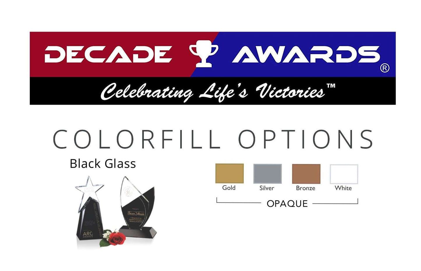 Art Glass Trophy - Golden Twist | Engraved Artistic Corporate Award - 11" Tall Decade Awards