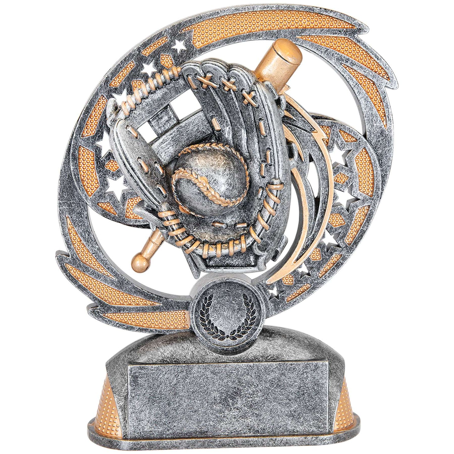 Baseball/Softball Hurricane Trophy | Engraved Baseball/Softball Award - 6.5" Tall Decade Awards