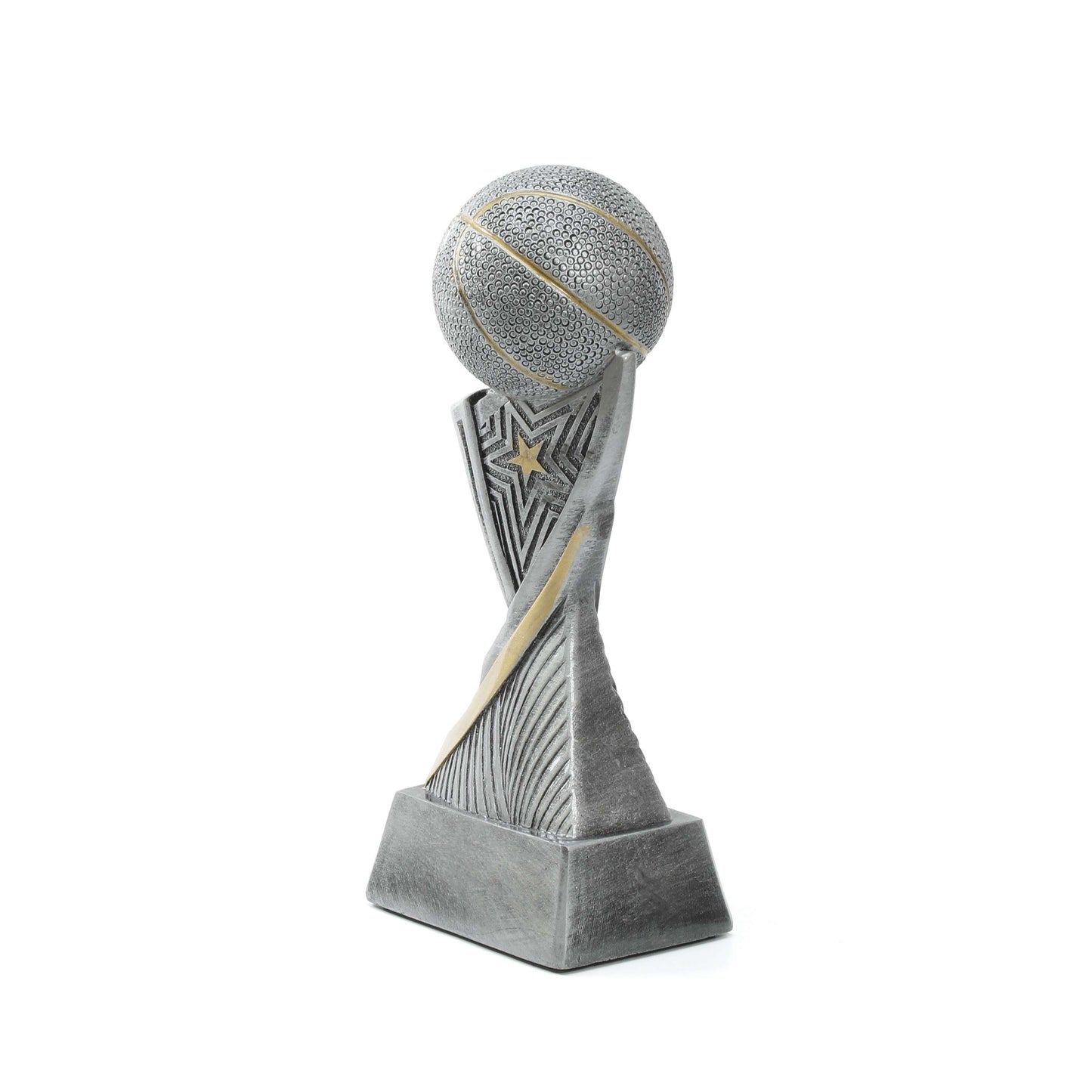 Basketball Aspire Trophy | Engraved Basketball Award - 6 or 8 Inch Tall Decade Awards