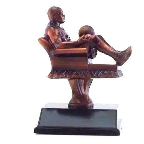 Basketball Fantasy League Armchair Trophy | Fantasy Hoops League Award - 6.5 Inch Tall Decade Awards