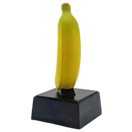 Banana Trophy on Black Base | Big Banana Award | Top Banana Trophy - 7 Inch Tall Decade Awards