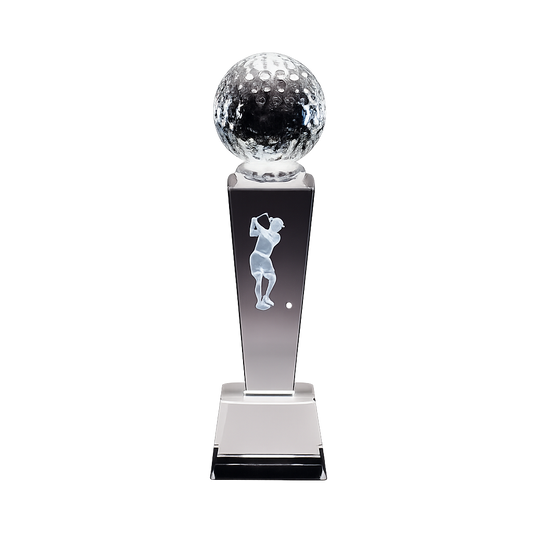 Hole in One Golf Trophy | Female or Male | Personalized Golf Award | 8.75 Inches Tall