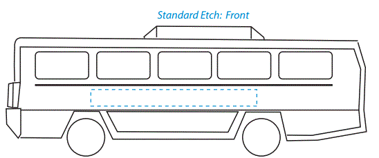 Crystal Coach Bus Corporate Award | Engraved Crystal Bus Award - 5.5" Wide Decade Awards