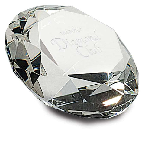 Personalized Crystal Diamond Award with Free Custom Engraving – Decade Awards