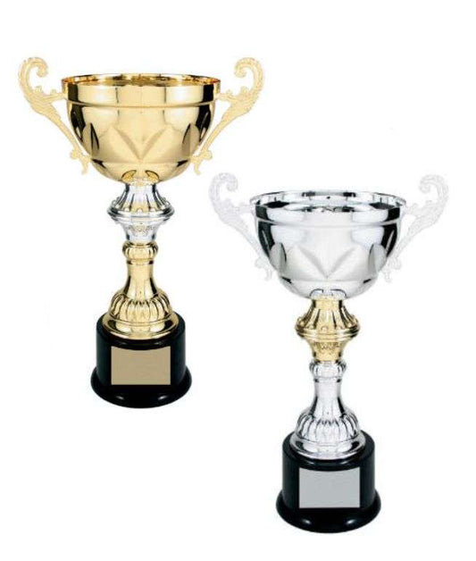 Cup Trophy - Gold/Silver or Silver/Gold | Engraved Champion's Love Cup Award - 4 Sizes Available Decade Awards