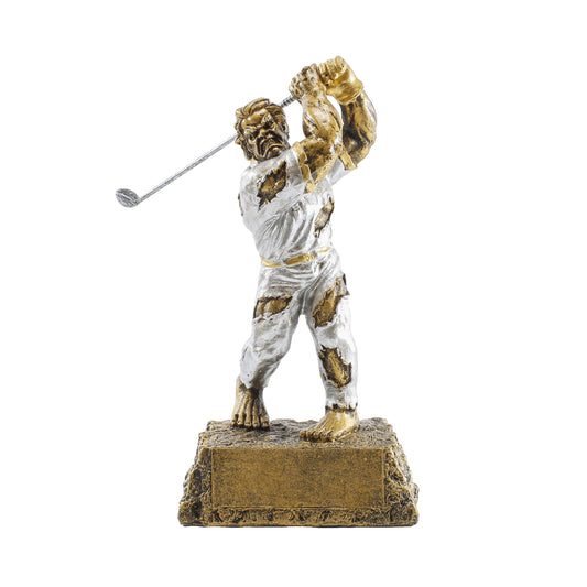 Golf Monster Trophy | Engraved Golfing Monster Award - 7.25" Decade Awards