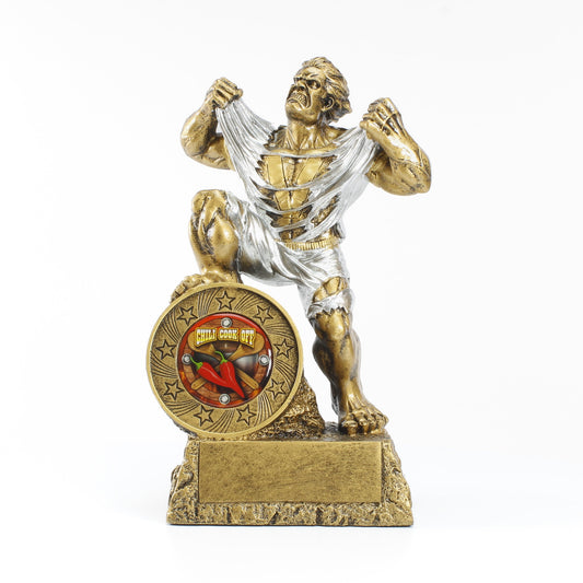 Chili Cook-Off LARGE Monster Trophy | Engraved Chili GIANT Beast Award - 9.5 Inch Tall Decade Awards