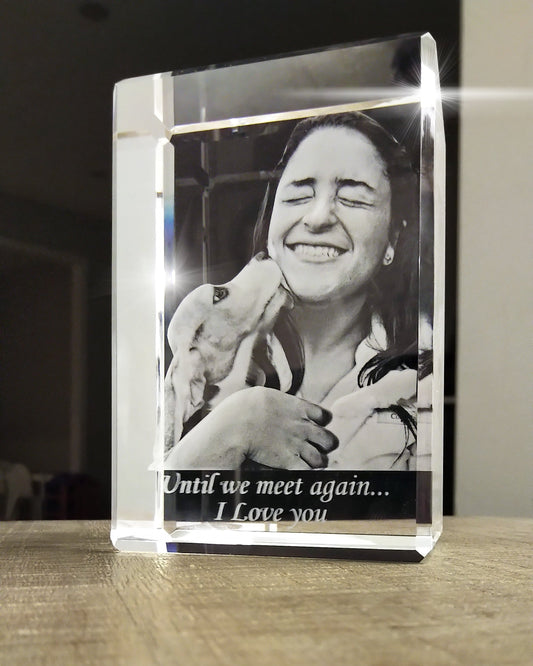 3D Subsurface Crystal Vertical Rectangle Crystal Award Decade Awards