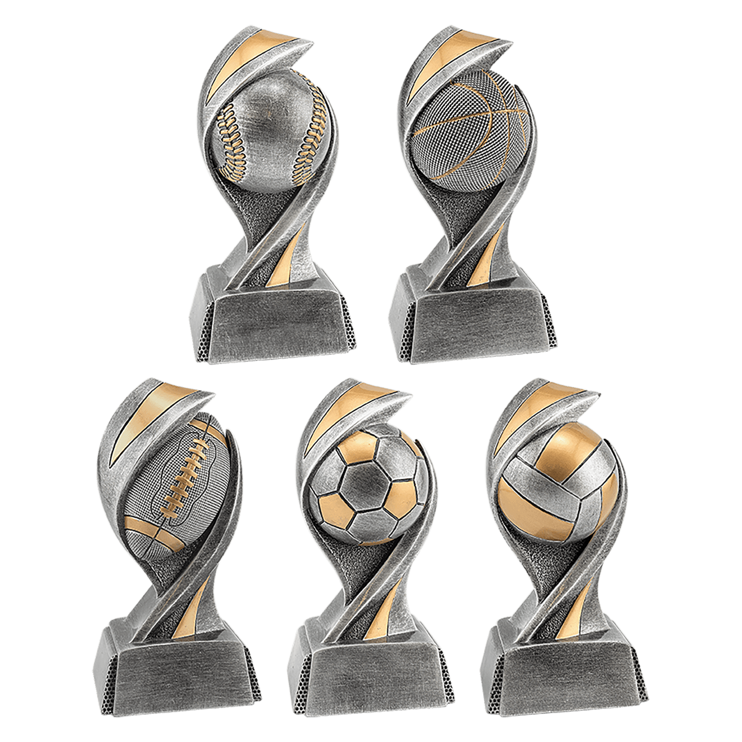 Personalized Volleyball Trophy | Embrace | Volleyball Award | 6.5 Inches Tall