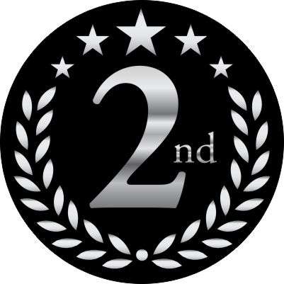 Female Champion Trophy - 2nd Place | Engraved Woman Warrior Second Place Award - 6.75 Inch Tall Decade Awards