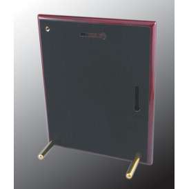 Floating Glass Plaque with Rosewood Piano Finish - 3 sizes Decade Awards