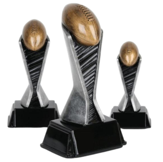 World Class Football Award | Engraved Football Tower Trophy - 6, 8 or 12 Inch Tall Decade Awards