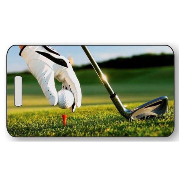 Golf Luggage Tag | Personalized or Fill-in Tournament Bag Tag
