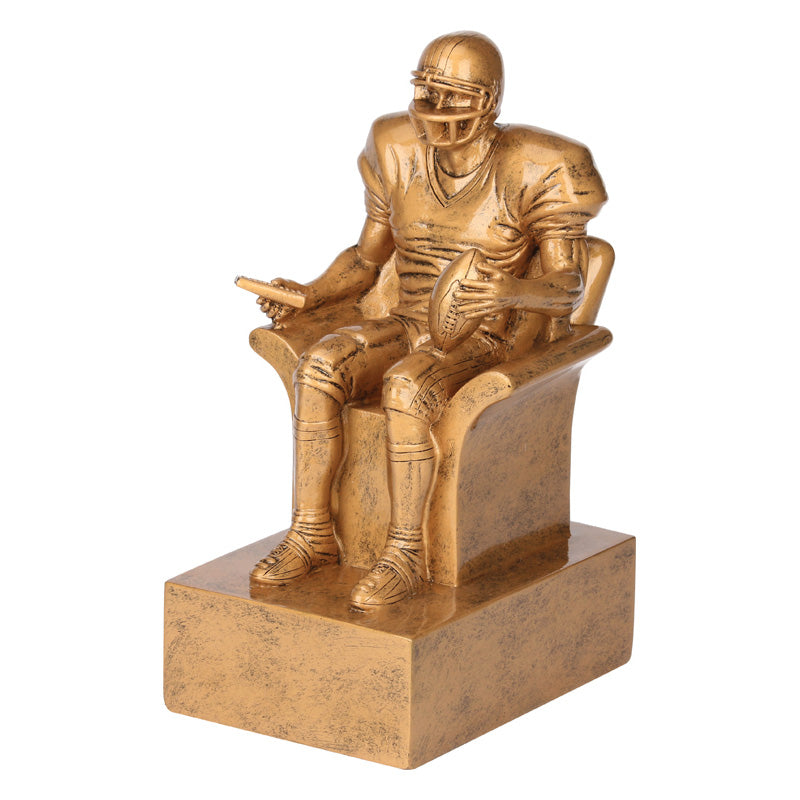 Personalized Fantasy Football Armchair Quarterback Trophy - FFL Award - 6 or 9 Inch