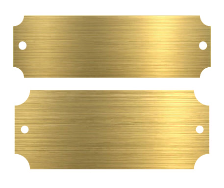 Perpetual Metal Plate | Engraved Plate - GOLD Finish Decade Awards