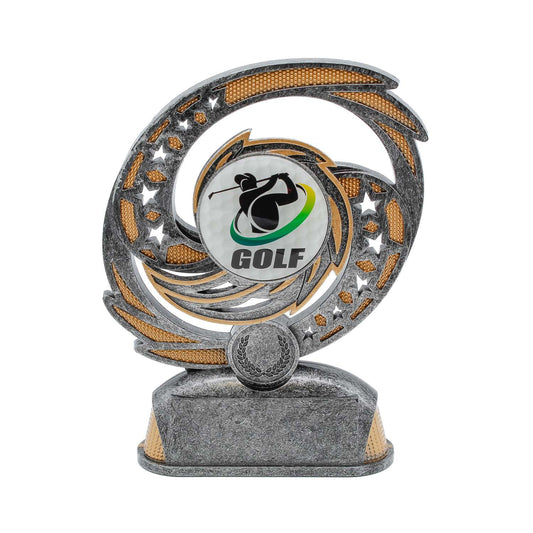 Golf Hurricane Trophy | Engraved Golf Award - 6.5" Tall Decade Awards