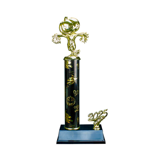 2025 Pumpkin King Halloween Trophy | Jack O Lantern Award with Free Custom Engraving - Decade Awards