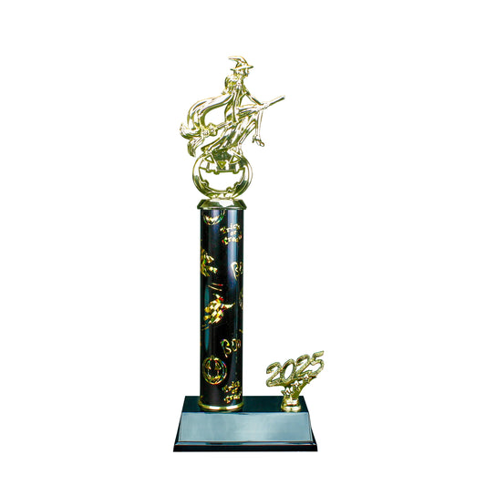2025 Pumpkin Queen Halloween Trophy with free engraving - 15 Inch Tall Decade Awards