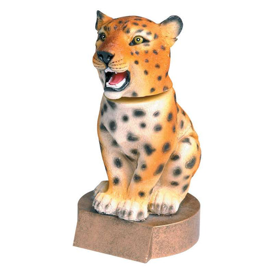 Jaguar Mascot Bobblehead Trophy | Engraved Jaguar Award - 6" Tall Decade Awards