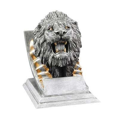 Lion Spirit Mascot Trophy | Engraved Lion Award - 4 Inch Tall Decade Awards