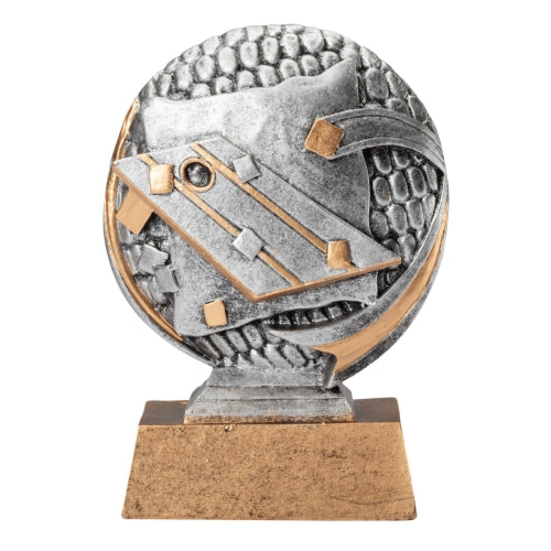 Cornhole Trophy | Engraved Motion X Cornhole Award - 5 Inch Tall Decade Awards