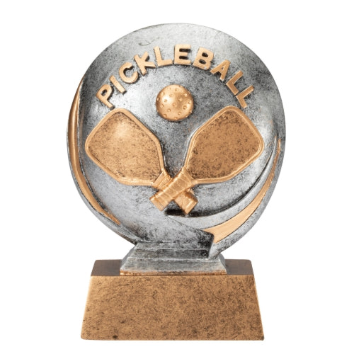 Pickleball Trophy | Engraved Motion X Pickle Ball Award - 5 Inch Tall