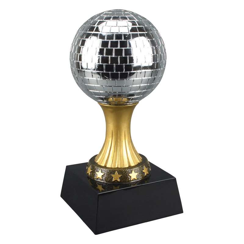 Mirror Ball Trophy | Engraved Disco Ball Award - 6" or 12" Tall Decade Awards