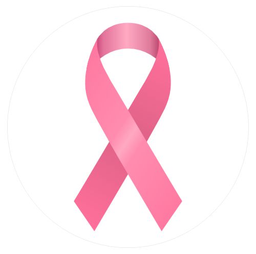 Female Champion Pink Ribbon Trophy | Engraved Woman Warrior Breast Cancer Awareness Award - 6.75 Inch Tall Decade Awards