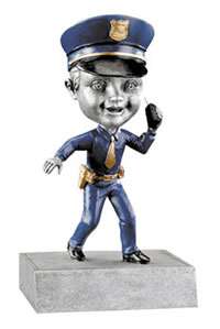 Policeman Bobblehead Trophy Decade Awards
