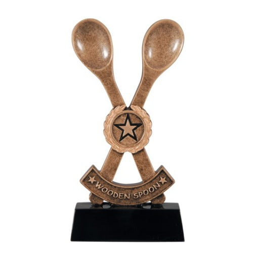 Engraved Wooden Spoon Cooking Trophy with Free Custom Engraving – 7 Inch Tall by Decade Awards