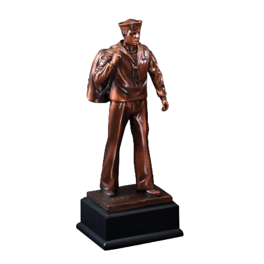 Navy Trophy | Personalized American Hero Award | 11.5 Inches Tall