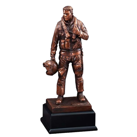 Air Force Trophy | Personalized American Hero Award | 11.5 Inches Tall