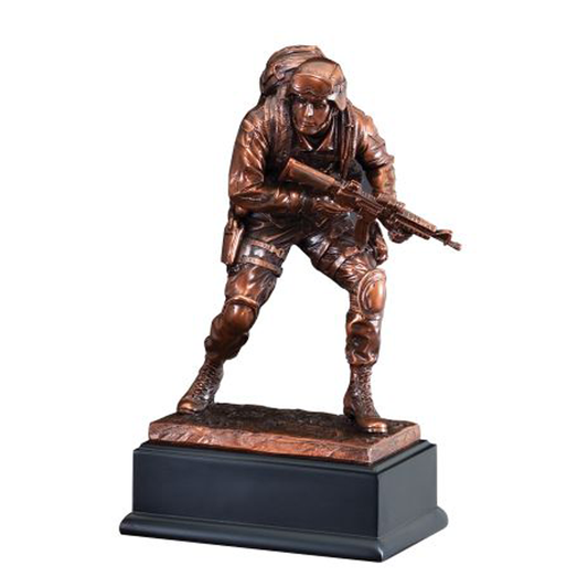 Marine Trophy | Personalized American Hero Award | 10 Inches Tall