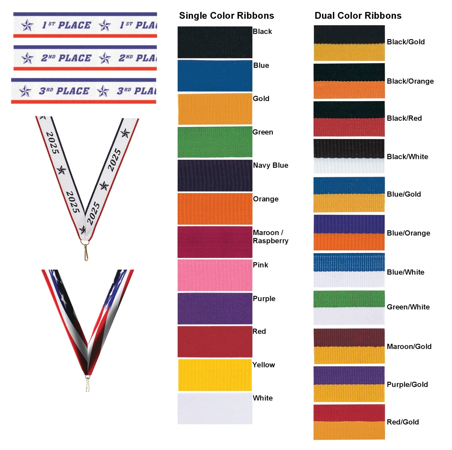 Track and Field Dog Tag Medal with Ribbon – Gold Silver or Bronze, free custom engraving for athletes and coaches by Decade Awards