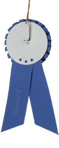 Rosette Ribbon | 1st, 2nd or 3rd Place Rosettes - 9 Inch Tall Decade Awards