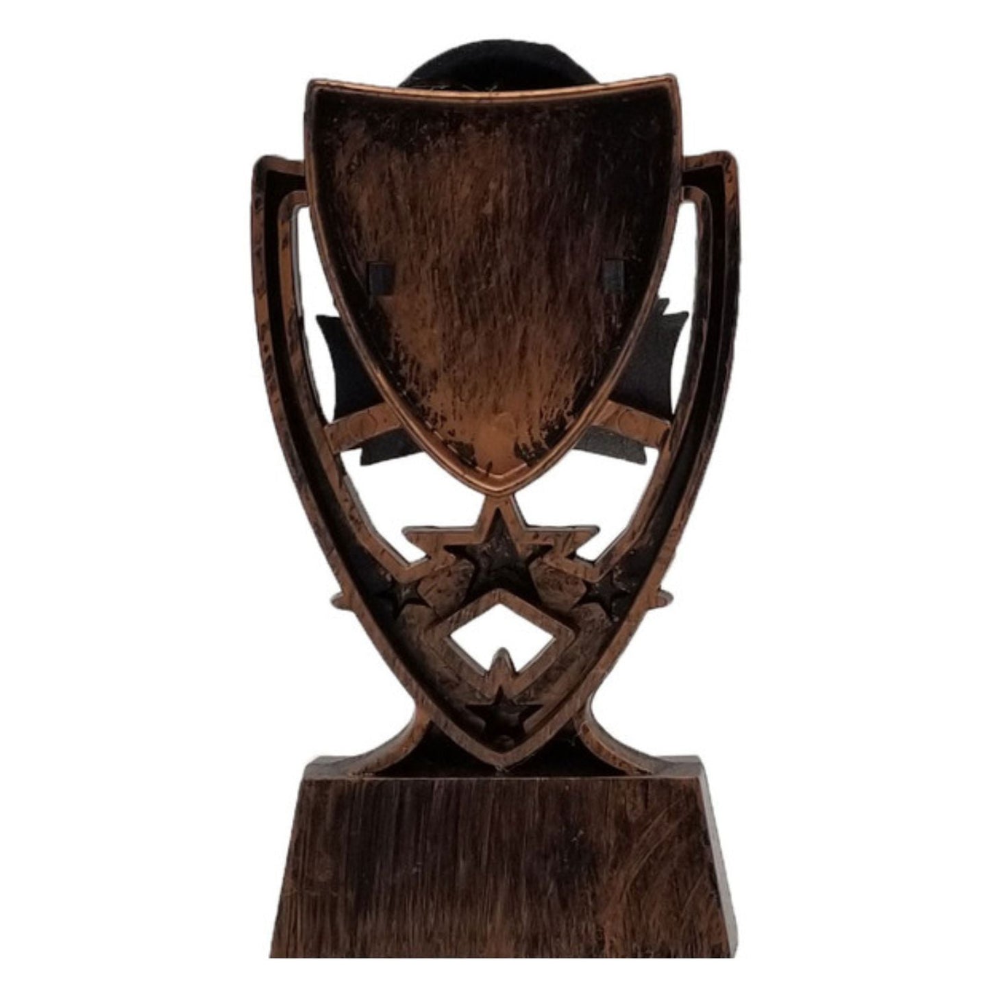 Basketball Four Star Trophy | Engraved Basketball Award - 6 Inch Tall Decade Awards