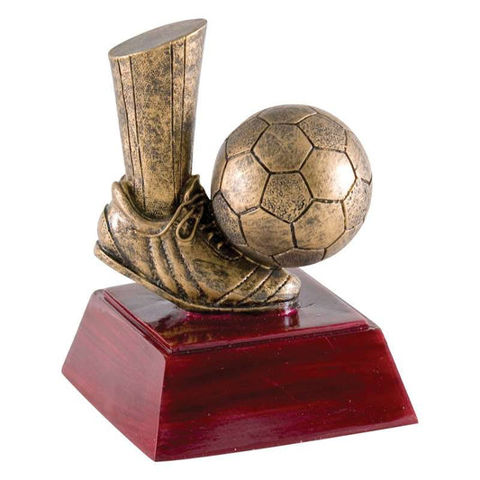 Soccer Sculptured Trophy | Trofeo de fútbol - 4 Inch Tall Decade Awards