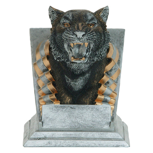Tiger Spirit Mascot Trophy | Engraved Tiger Award - 4 Inch Tall Decade Awards