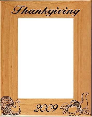 Thanksgiving Picture Frame 2a - Personalized Decade Awards
