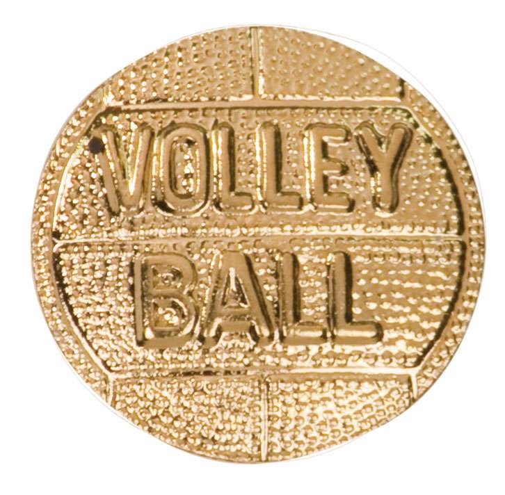 Volleyball Lapel Pin | Letter Jacket Chenille Pin Decade Awards