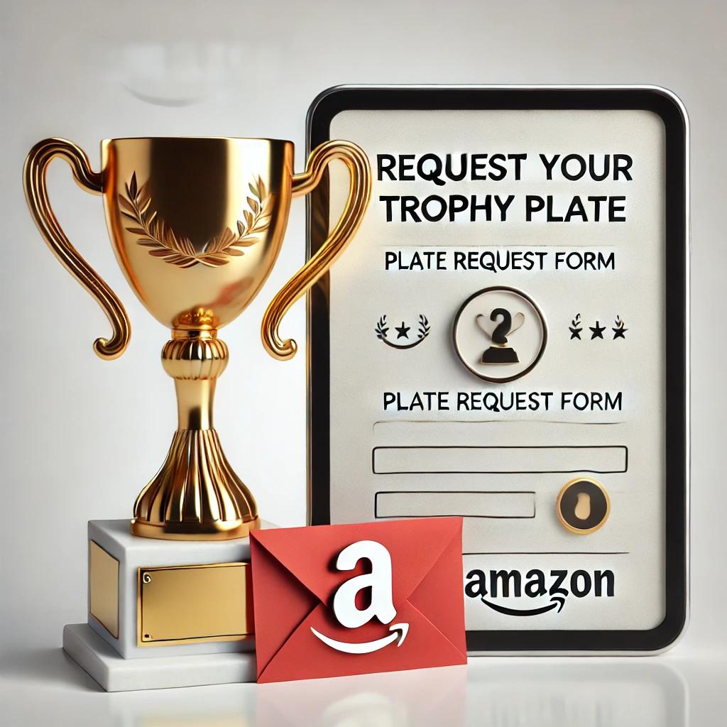 How to Request an Engraved Plate for Your Decade Awards Trophy Purchased on Amazon
