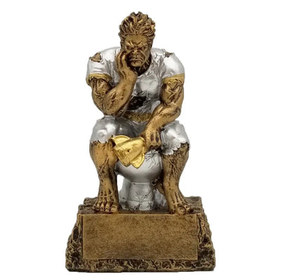 fantasy football turd helmet Personalized Monster Toilet Bowl Trophy - Engraved Fantasy Football Trophy of Shame - Last Place Award