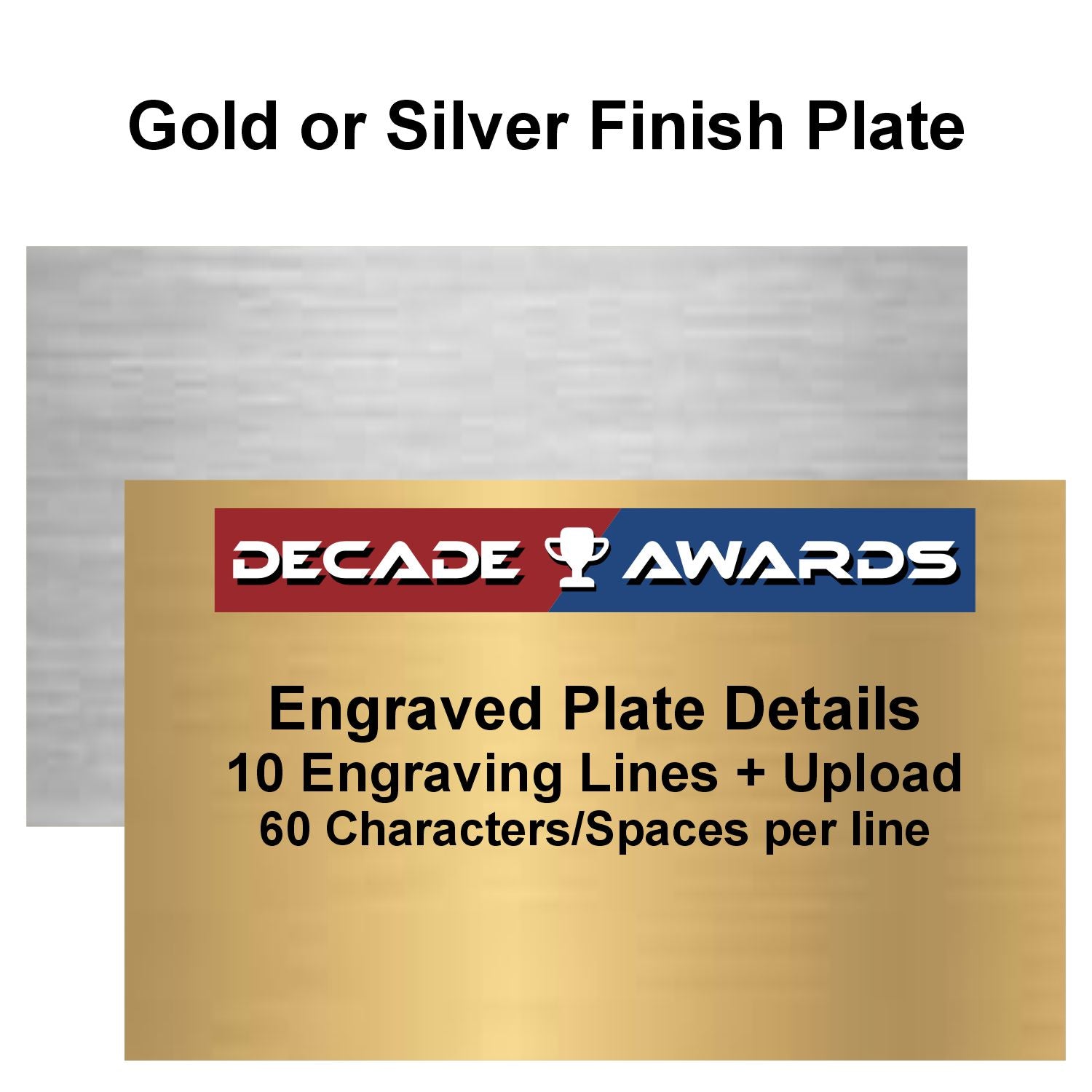 Monaco Wood Trophy Base - 8.5 x 8.5 Inch Wide x 5.5 Inch Tall Decade Awards