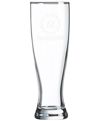 16 oz Pilsner Glass - Personalized | Engraved Pilsner Beer Glass Decade Awards