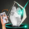 3D Crystal Custom Photo Gift – Prestige Crystal Cube Decade Awards