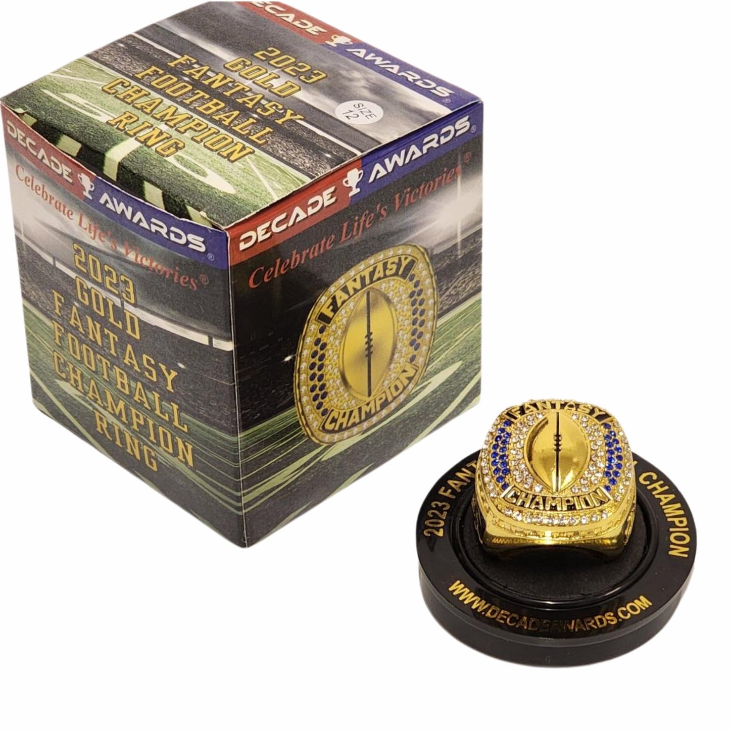 2023 Gold Fantasy Football Champion Ring
