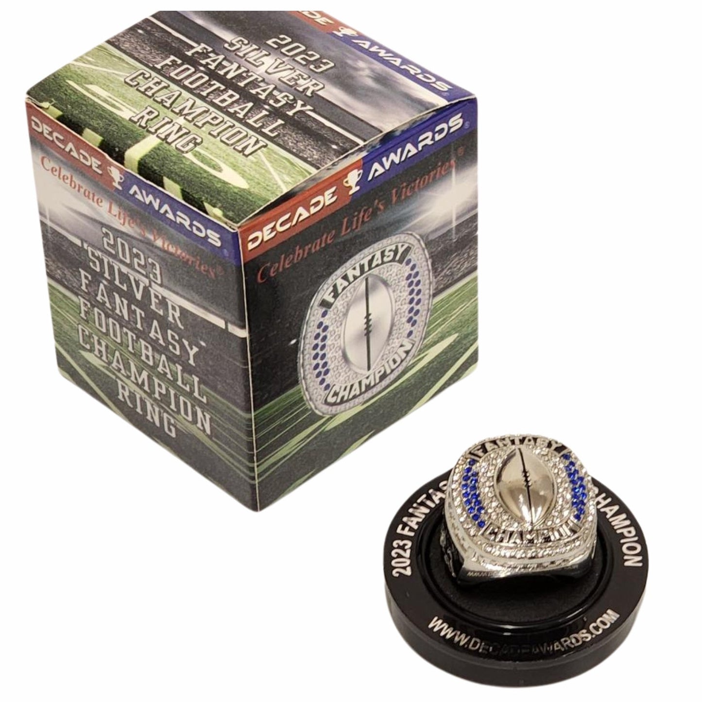 2023 Silver Fantasy Football Champion Ring